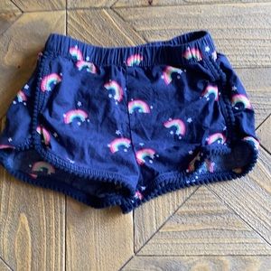 Rainbows and more rainbows! Girls cotton shorts